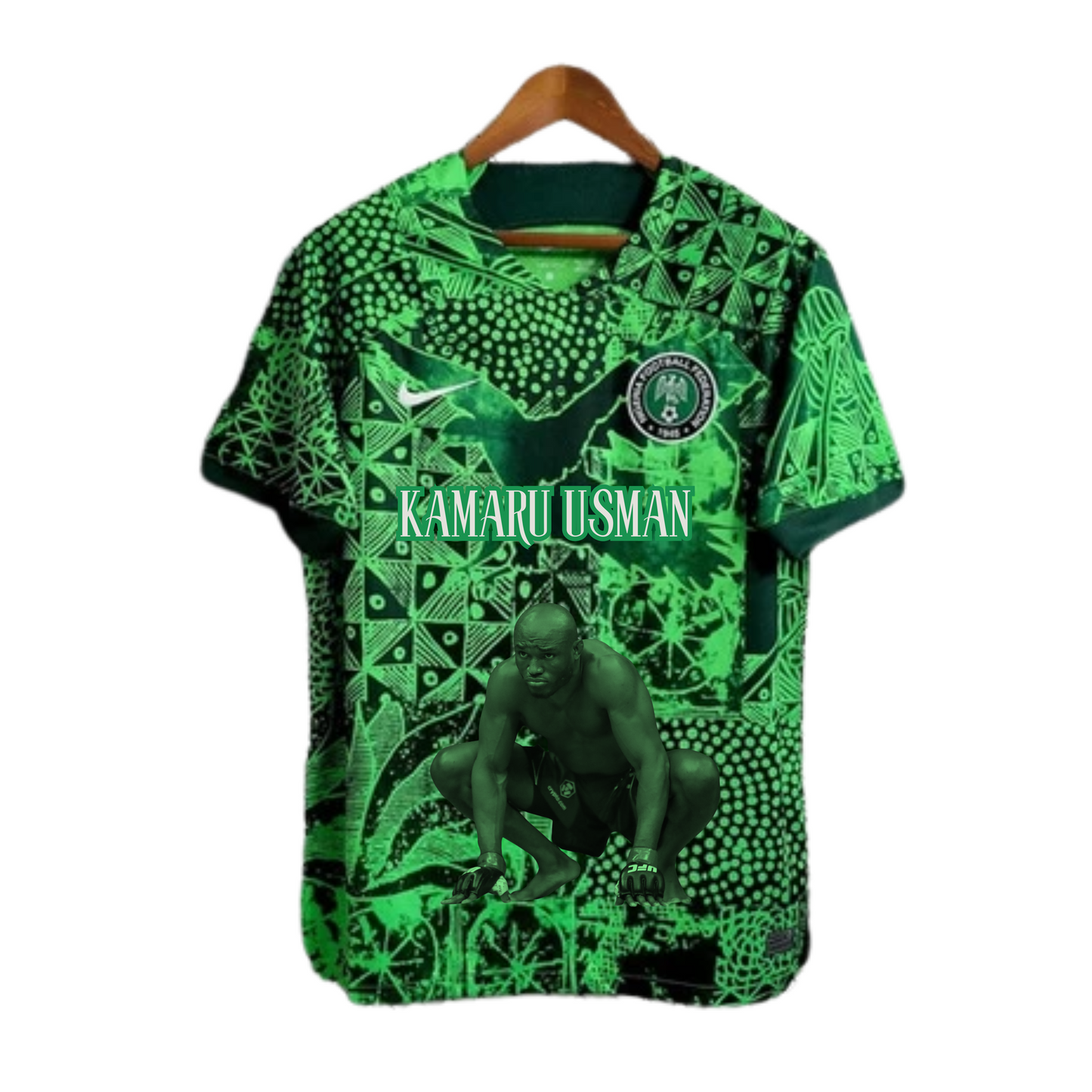 Camiseta de Kamaru Usmán x Nigeria