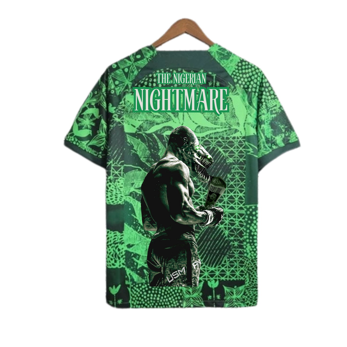 Camiseta de Kamaru Usmán x Nigeria